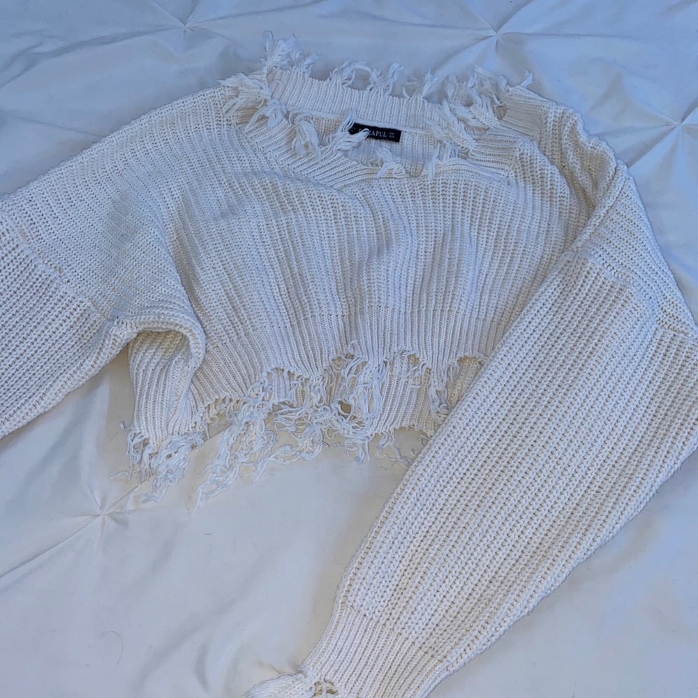 cropped sweater